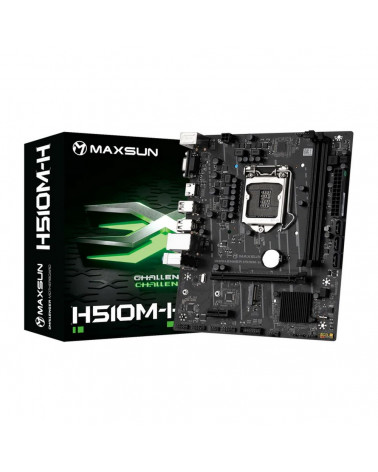 Материнская плата MS-Challenger H510M-H, H510, 2xDDR4, 1xPCIEx16 ,1xPCIEx1 ,1xM.2, Front2xUSB3 ,2xUSB2, Rear4xUSB2 ,2xUSB3, 3xSA