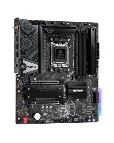 Материнская плата ASRock B650E TAICHI LITE, Socket AM5, AMD B650, 4xDDR5-5200, HDMI, 2xPCI-Ex16, 4xSATA3(RAID 0/1/10), 3xM.2, 6 