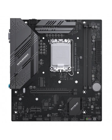 Материнская плата Maxsun MS-Challenger B760M D5 LGA1700 B760 2*DDR5 1*PCIEx16/ 1*PCIEx1/ 2*M.2 Front2*USB3.2 Gen1/ 2*USB2.0 Rear