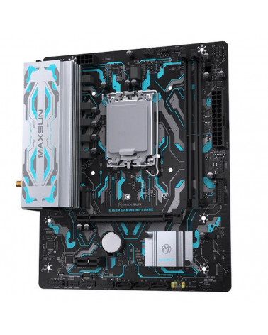 Материнская плата Maxsun MS-B760M GAMING WIFI GANK LGA1700 B760 2*DDR5 1*PCIEx16/ 1*PCIEx1/  1*M.2 Front2*USB3.2 Gen1/ 2*USB2.0 