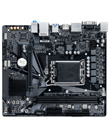 Материнская плата Gigabyte OEM H610M S2H V2, Socket 1700, Intel®H610, 2xDDR5-4800, D-SUB+HDMI+DP+DP, 1xPCI-Ex16, 1xPCI-Ex1, 4xSA