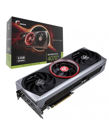 Видеокарта Colorful RTX4070Ti iGame Advanced OC-V 12GB GDDR6X 192bit HDMI 3xDP