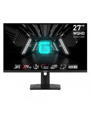 Монитор MSI G274QPF E2 27" Black (Rapid IPS, 2560x1440, HDMI+HDMI+DP+Type C, 1 ms, 178°/178°, 400 cd/m, 1000:1 (100M:1), 180Hz) 