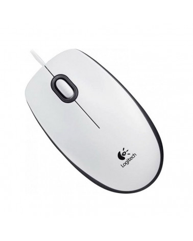 Мышь Logitech M100 White белая, оптическая, 1000dpi, USB, 1.8м, 10, (070479) 