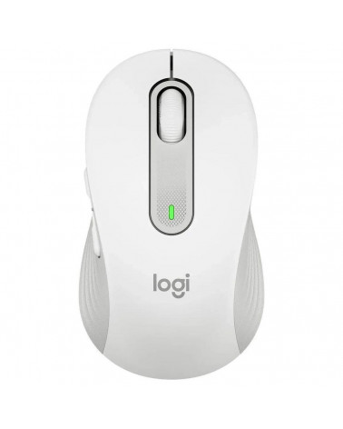 Мышь Logitech Мышь беспроводная Logitech M650 Signature Off White белая, 400-4000 dpi, Bluetooth + 2.4G, 5 кнопок, АА-батарейка,