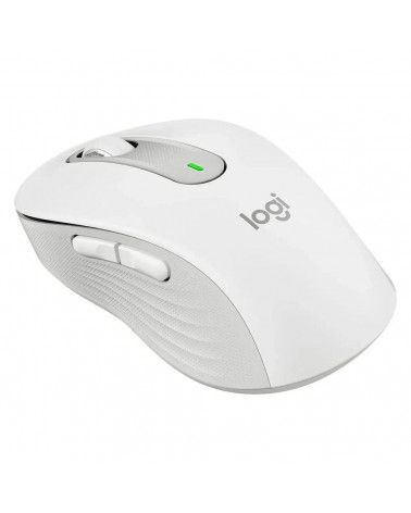 Мышь Logitech Мышь беспроводная Logitech M650 Signature Off White белая, 400-4000 dpi, Bluetooth + 2.4G, 5 кнопок, АА-батарейка,