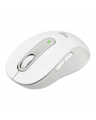 Мышь Logitech Мышь беспроводная Logitech M650 Signature Off White белая, 400-4000 dpi, Bluetooth + 2.4G, 5 кнопок, АА-батарейка,