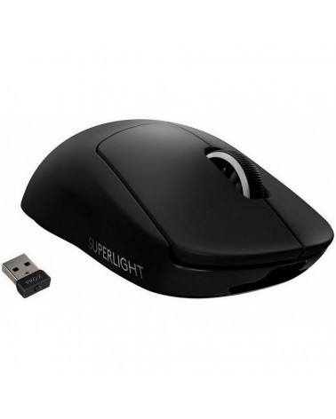 Мышь Logitech Мышь игровая Logitech G PRO X Superlight Black черная, беспроводная Lightspeed, cенсор Hero 25K 100-25600dpi, 5 кн