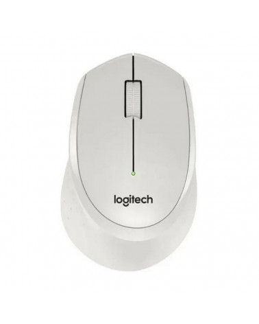 Мышь Logitech Мышь беспроводная Logitech M330 Silent Plus White белая, оптическая, 1000dpi, 2.4GHz,USB-ресивер, бесшумная, под п