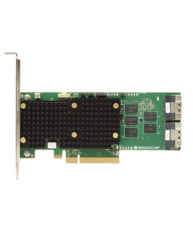 RAID-контроллер Broadcom 9660-16i SGL (05-50107-00 / 05-50107-00003 / 03-50107-00003) , PCIe 4.0 x8, LP, 24G SAS/SATA/NVMe, RAID