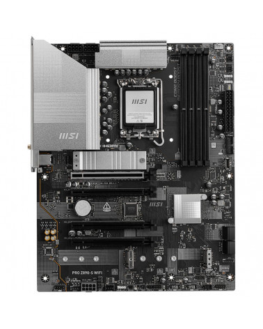 Материнская плата MSI PRO Z890-S WIFI Z890, LGA1851, 4*DDR5, 4*PCIEx16, 1*PCIEx1, 3*M.2, 2*TypeC, 8*USB3.2Gen1, 4*USB2.0, 4*SATA