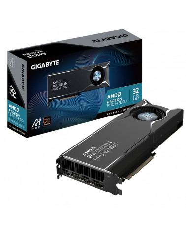 Видеокарта Gigabyte PRO W7800 AI TOP 32GB GDDR6 256bit mDP 3xDP BLOWER RTL