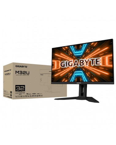 Монитор Gigabyte 31.5" M32U-EK Gaming monitor Black (IPS, 3840x2160, HDMI+HDMI+DP, 1 ms, 178°/178°, 350 cd/m, 1000:1, 2xUSB3.0, 