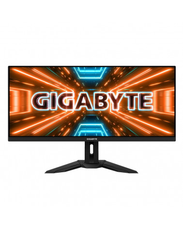 Монитор Gigabyte 34" M34WQ-EK Black (IPS, 3440x1440, HDMI+HDMI+DP, 1 ms, 178°/178°, 400 cd/m, 1000:1, 2xUSB3.0, USB Type-C, 144H