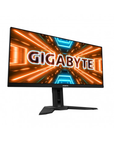 Монитор Gigabyte 34" M34WQ-EK Black (IPS, 3440x1440, HDMI+HDMI+DP, 1 ms, 178°/178°, 400 cd/m, 1000:1, 2xUSB3.0, USB Type-C, 144H