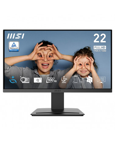 Монитор 21.45" MSI PRO MP223 E2 Black (VA, 1920x1080, HDMI+DP, 1 ms, 178°/178°, 250 cd/m, 3000:1 (100M:1), 100Hz) 