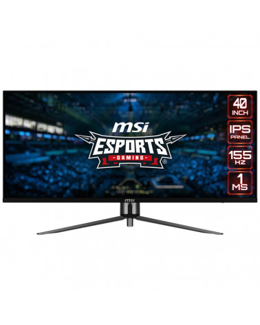 Монитор 40" MSI MAG401QR Black (IPS, 3440x1440, HDMI+HDMI+DP+Type C, USB, 1 ms, 178°/178°, 400 cd/m, 1000:1 (100M:1), 155Hz) 