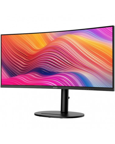 Монитор 34" MSI Modern MD342CQP Black (VA, 3440x1440, HDMI+HDMI+DP+Type C, USB, 1 ms, 178°/178°, 300 cd/m, 3000:1 (100M:1), 120H