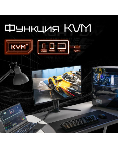 Монитор 31.5" Gigabyte AORUS FO32U2P-EK Black  (QD-OLED, 3840 х 2160, 240Hz, 250 cd/m, 1000:1, 2xHDMI 2.1, DP 2.1, DP 1.4 3xUSB 