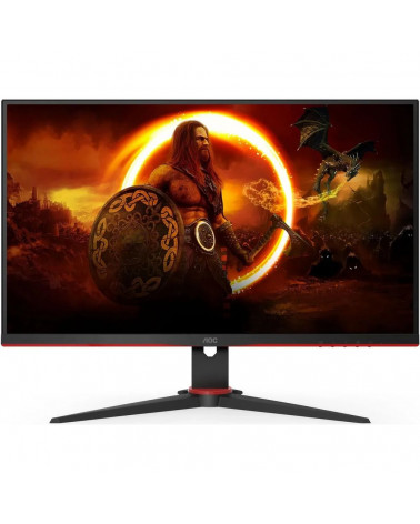 Монитор 23.8" AOC 24G2SPAE  Black+Cherry ( 1920х1080(FHD) IPS, nonGLARE, 165 Hz, 300 cd/m2, H178°/V178°, 1000:1, 80M:1, 16.7M, 1