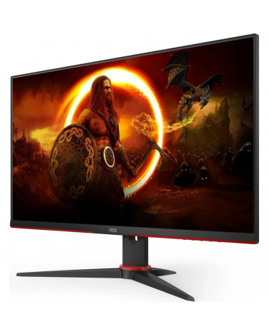 Монитор 23.8" AOC 24G2SPAE  Black+Cherry ( 1920х1080(FHD) IPS, nonGLARE, 165 Hz, 300 cd/m2, H178°/V178°, 1000:1, 80M:1, 16.7M, 1