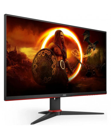 Монитор 23.8" AOC 24G2SPAE  Black+Cherry ( 1920х1080(FHD) IPS, nonGLARE, 165 Hz, 300 cd/m2, H178°/V178°, 1000:1, 80M:1, 16.7M, 1