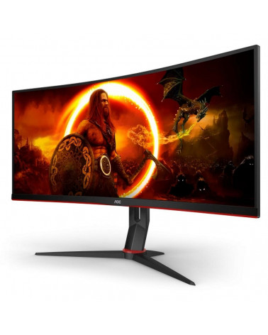 Монитор 34" AOC CU34G2XP Black (VA, изогнутый, 3440x1440, 180Hz, 1 ms, 178°/178°, 80M:1, +2xHDMI 2.0, +2xDisplayPort 1.4, +4xUSB