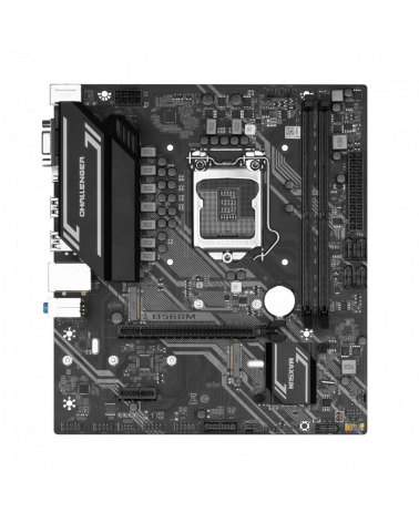 Материнская плата Maxsun OEM MS-Challenger B560M 1200, B560, 2xDDR4, 1xPCIEx16,1xPCIEx1,2xM.2, Front2xUSB3,2xUSB2, Rear2xUSB2,4x