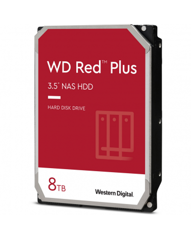 Жесткий диск Western Digital 8TB WD80EFZZ Red Plus, SATA3, 256MB, 5400 rpm 3.5" HDD