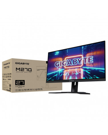 Монитор Gigabyte 27" M27Q-EK Gaming monitor Black (IPS, 2560x1440, HDMI+HDMI+DP, 0,5 ms, 178°/178°, 350 cd/m, 100M:1(1000:1), 2x