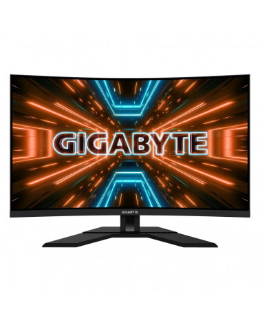 Монитор Gigabyte 31.5" M32QC-EK Gaming monitor Black (VA, 2560x1440, HDMI+HDMI+DP, 1 ms, 178°/178°, 350 cd/m, 3000:1, 2xUSB3.0, 