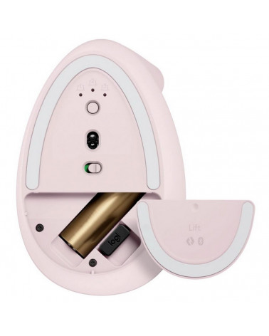 Мышь Logitech Lift Vertical Ergonomic Mouse Rose 