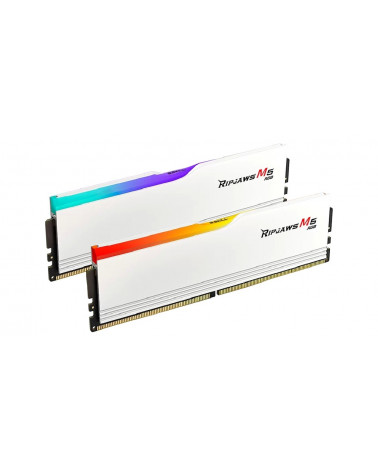 Модуль памяти DDR5 G.SKILL RIPJAWS M5 RGB 32GB (2x16GB) 6000MHz CL36 (36-48-48-96) 1.25V / F5-6000J3648D16GX2-RM5RW / White