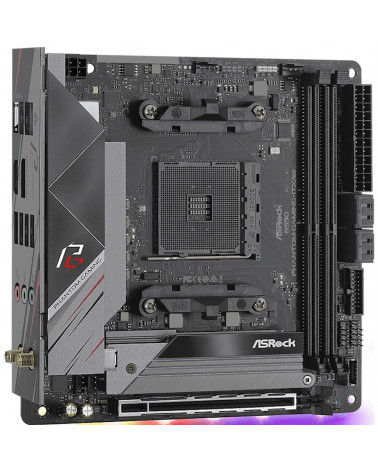 Материнская плата ASRock B550 PHANTOM GAMING-ITX/AX, Socket AM4, AMD B550, 2xDDR4-3200, HDMI+DP, 1xPCI-Ex16, 4xSATA3(RAID 0/1/10