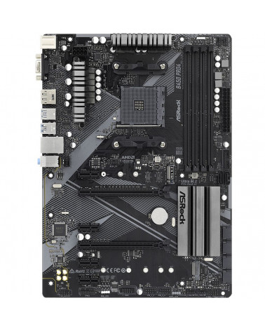 Материнская плата ASRock B450 PRO4 R2.0, Socket AM4, AMD B450, 4xDDR4-2667, D-SUB+HDMI+DP, 2xPCI-Ex16, 4xPCI-Ex1, 6xSATA3(RAID 0