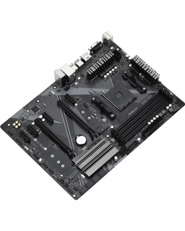 Материнская плата ASRock B450 PRO4 R2.0, Socket AM4, AMD B450, 4xDDR4-2667, D-SUB+HDMI+DP, 2xPCI-Ex16, 4xPCI-Ex1, 6xSATA3(RAID 0