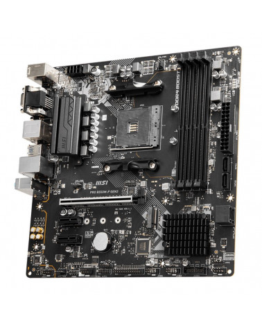 Материнская плата MSI PRO B550M-P GEN3 B550, AM4, 4*DDR4, 1*PCIEx16, 2xPCIEx1, 1*M.2, 6*USB3.2 Gen1, 8*USB2.0,  4*SATA3, 1G, VGA