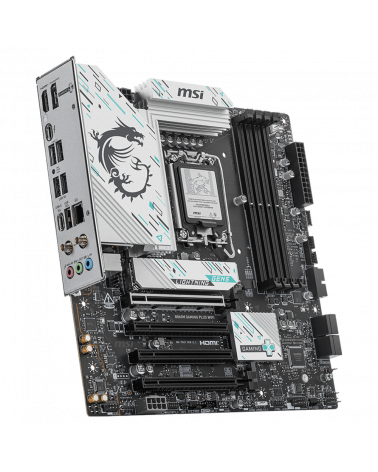 Материнская плата MSI B860M GAMING PLUS WIFI B860, LGA1851, 4*DDR5, 4*PCIEx16, 3*M.2, 1*TypeC, 1*USB3.2Gen2, 5*USB3.2Gen1, 6*USB