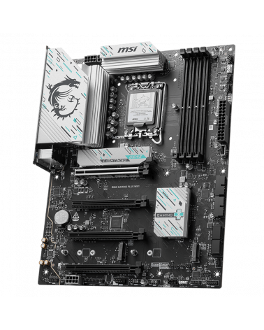 Материнская плата MSI B860 GAMING PLUS WIFI B860, LGA1851, 4*DDR5, 4*PCIEx16, 3*M.2, 1*TypeC, 2*USB3.2Gen2, 6*USB3.2Gen1, 8*USB2