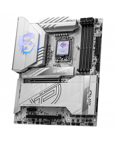 Материнская плата MSI MPG Z890 EDGE TI WIFI Z890, LGA1851, 4*DDR5, 2*PCIEx16, 2*PCIEx1, 5*M.2, 2*TypeC, 4*USB3.2Gen2, 6*USB3.2Ge