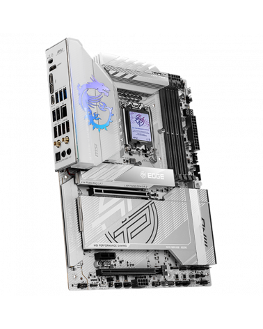 Материнская плата MSI MPG Z890 EDGE TI WIFI Z890, LGA1851, 4*DDR5, 2*PCIEx16, 2*PCIEx1, 5*M.2, 2*TypeC, 4*USB3.2Gen2, 6*USB3.2Ge