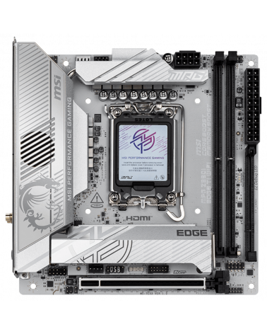 Материнская плата MSI MPG Z890I EDGE TI WIFI Z890, LGA1851, 4*DDR5, 2*PCIEx16, 1*PCIEx1, 5*M.2, 2*TypeC, 4*USB3.2Gen2, 6*USB3.2G