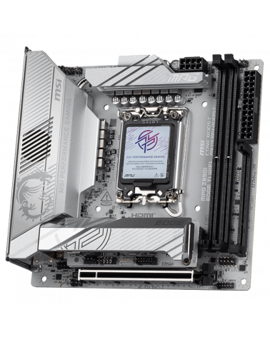 Материнская плата MSI MPG Z890I EDGE TI WIFI Z890, LGA1851, 4*DDR5, 2*PCIEx16, 1*PCIEx1, 5*M.2, 2*TypeC, 4*USB3.2Gen2, 6*USB3.2G