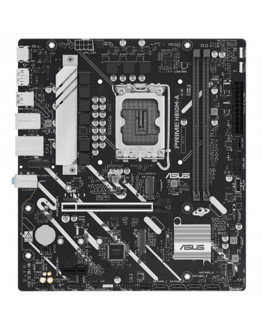 Материнская плата ASUS PRIME H810M-A-CSM LGA1851 mATX 2xDDR5 PCIEx16 PCIEx1 2xM.2 DP HDMI GLAN