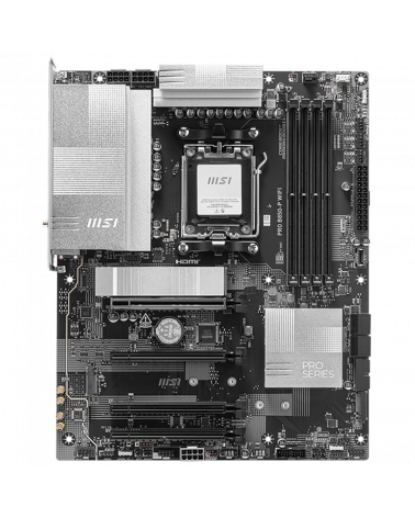 Материнская плата MSI PRO B850-P WIFI B850, AM5, 4*DDR5, 4*PCIEx16, 3*M.2, 3*TypeC, 1*USB3.2Gen2, 5*USB3.2Gen1, 8*USB2.0, 4*SATA