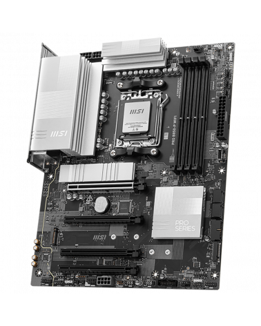 Материнская плата MSI PRO B850-P WIFI B850, AM5, 4*DDR5, 4*PCIEx16, 3*M.2, 3*TypeC, 1*USB3.2Gen2, 5*USB3.2Gen1, 8*USB2.0, 4*SATA