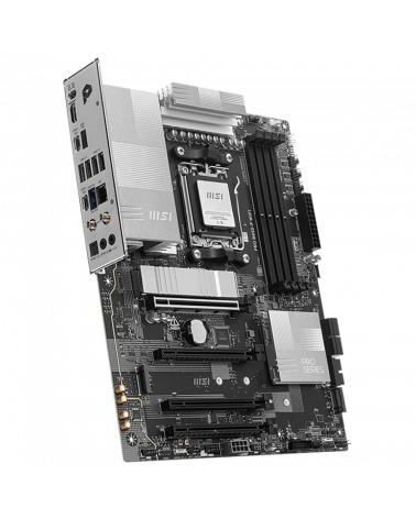 Материнская плата MSI PRO B850-P WIFI B850, AM5, 4*DDR5, 4*PCIEx16, 3*M.2, 3*TypeC, 1*USB3.2Gen2, 5*USB3.2Gen1, 8*USB2.0, 4*SATA