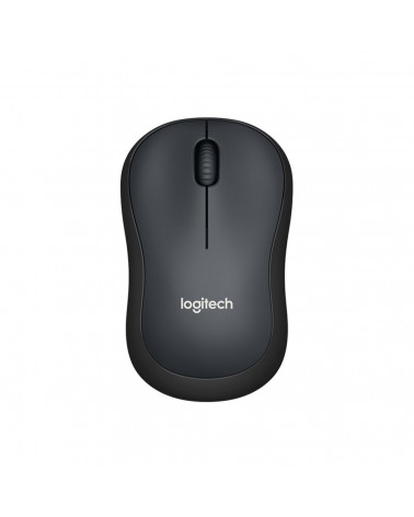 Мышь беспроводная Logitech M220 Silent Charcoal |910-004878| черная, оптическая, 1000dpi, 2.4 GHz, USB-ресивер, бесшумная (06619