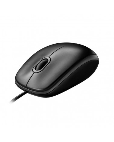 Мышь Logitech M100 Grey темно-серая, оптическая, 1000dpi, USB, 1.8м 