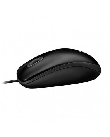 Мышь Logitech M100 Grey темно-серая, оптическая, 1000dpi, USB, 1.8м 